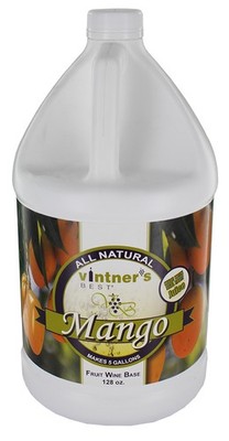 Vintners Best Fruit Wine Base Mango for Home Wine Making 128 oz. Jug