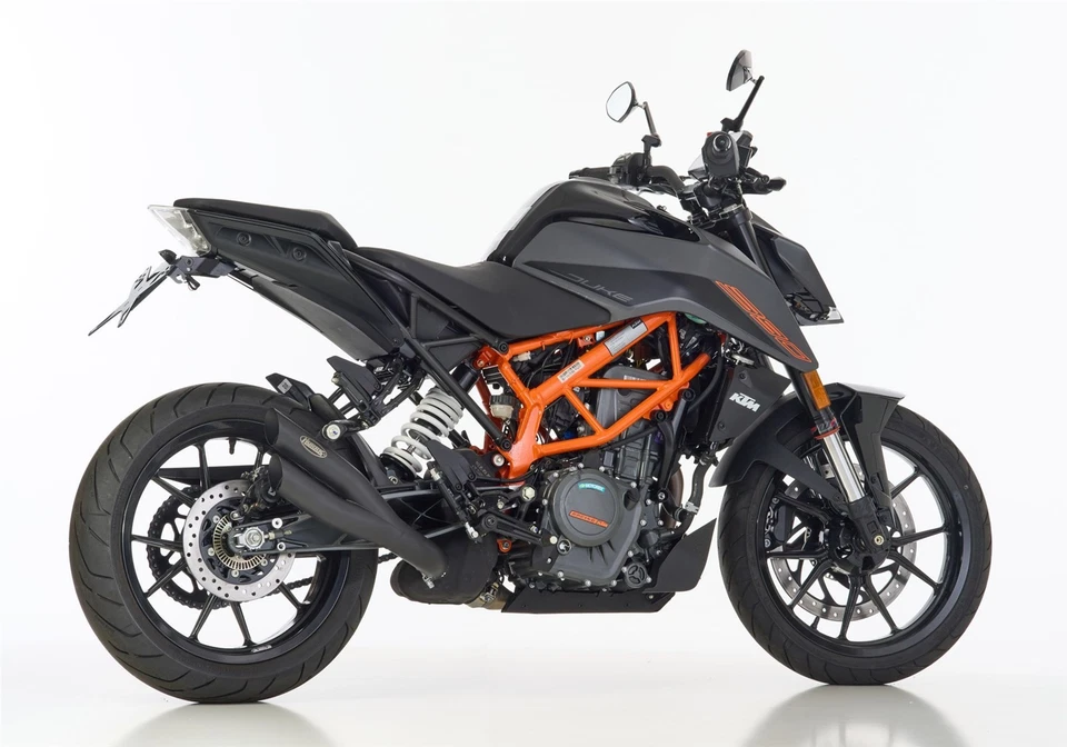 Hurric Pro 2 Slip On Ersatzdämpfer KTM 125 390 Duke 2017-2023 schwarz matt - Bild 2 von 4