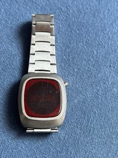 Commodore LED Herren-Armbanduhr, defekt, 70er Jahre