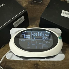 12-in-1 Air Quality Monitor Indoor, Portable Air Quality Monitor, white 