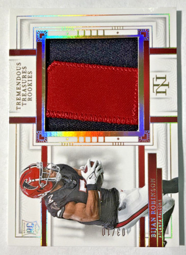 Bijan Robinson #TTR-BRN 2023 Panini National Treasures Tremendous Rookies card