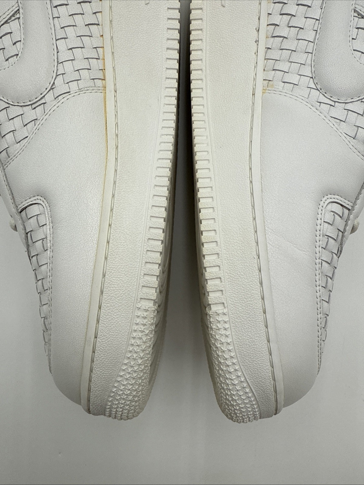 Nike Air Force 1 Lux White Italian Leather 2007 Size 10.5 Brand New 309238-111 image 4
