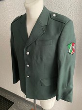 Polizei-Sakko-Uniform-Jacke-NRW-grün-1970er Jahre-Karneval