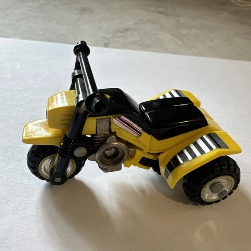1985 Tonka Bandai Gobots Mr. Moto ATV YELLOW Vintage Action Figure Fast Ship