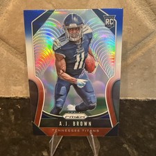 2019 Panini Prizm Red White & Blue Prizm #344 AJ Brown (RC) Rookie