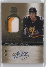 2023 Upper Deck The Cup Signature Materials 33/99 Connor Zary #SM-CZ Auto 0w6c