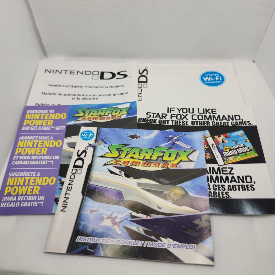 Star Fox Command (Nintendo DS, 2006) Complete With Manuals CIB - Image 4 of 4