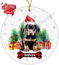Bernese Mountain Dog Christmas Ornament , Personalized Bernese Mountain Dog O...