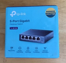 TP-Link TL-SG105 5-Port Gigabit Desktop Switch Brand New Sealed