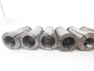 (10) 5C Round Lathe Collets w/ Internal Threads NY0