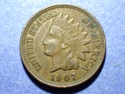 1907 Indian Cent  XF