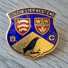 Colchester West End Bowls Club Enamel Pin Badge Bowling Sport Memorabilia