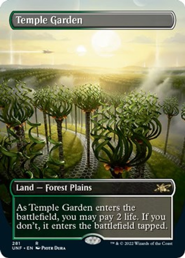 Temple Garden (Borderless) EN MTG Unfinity - 281 NM
