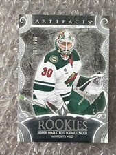 Upper Deck 2024-25 Artifacts Rookies Jesper Wallstedt #785 /999 Minnesota Wild