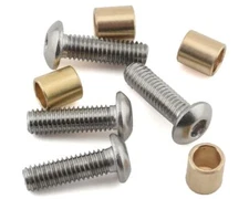 Samix SCX10 III/Capra Brass Knuckle Bushing Set (4) [SAMSCX3-4067]