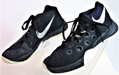 Nike Zoom Hyper-quickness 749883-001 Black Basketball Sneakers Mens Size 9.5 EUC
