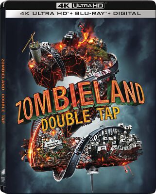 Zombieland Double Tap - Limited Edition Steelbook  [4K UHD Blu-ray] New!!