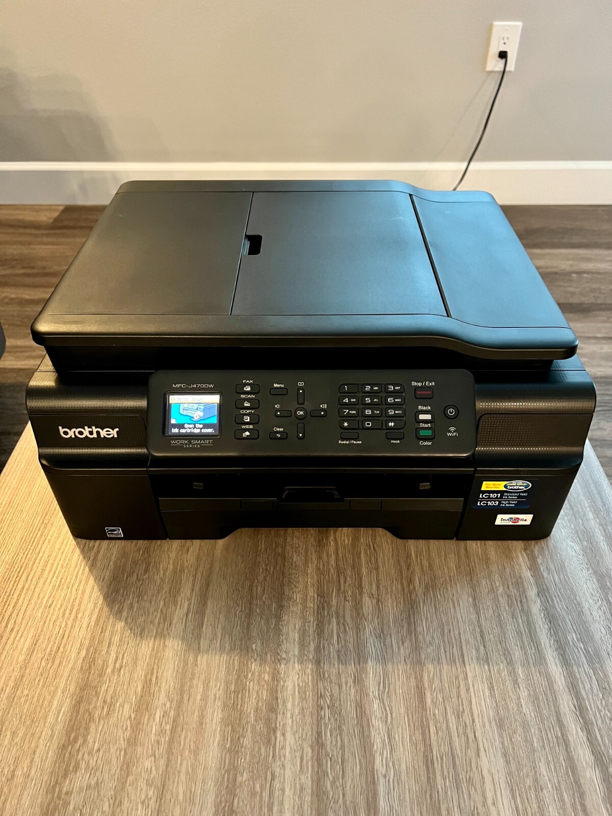 Brother MFCJ470DW AllInOne Inkjet Wireless Printer with Auto