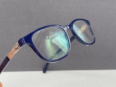 IC! BERLIN ic Berlin Brille Herren Damen blau eckig Hue NP:499€