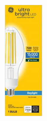 GE 93130947 Ultra Bright LED Light Bulb, ED28, 50 Watt - Quantity 1 - Picture 2 of 2