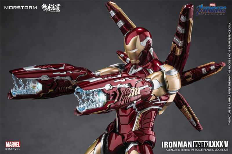 Morstorm 1/9 Iron Man Mark LXXXV MK85 PVC Model Kit Figure Toy
