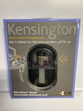 GENUINE Kensington MicroSaver Keyed Retractable Notebook Laptop Lock Anti-Theft