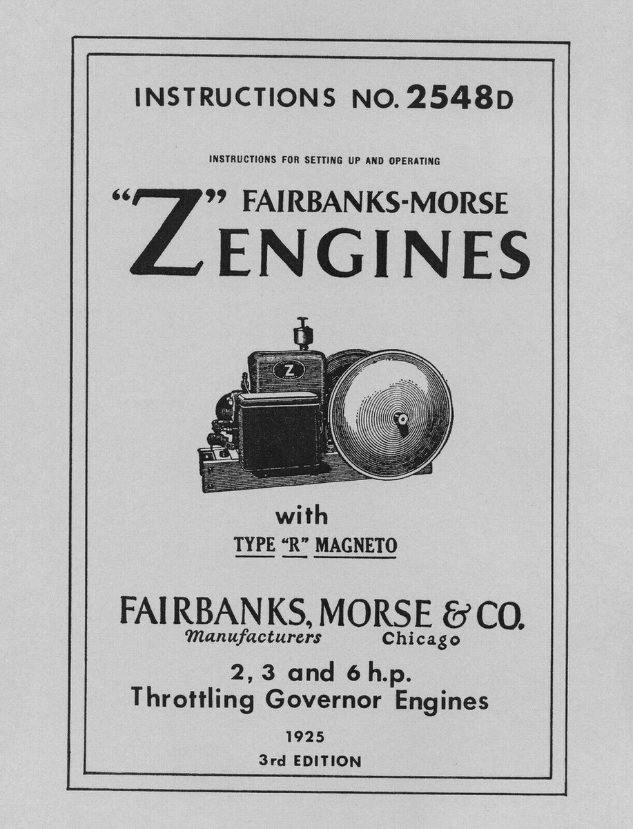 Fairbanks Morse ZC 3hp Engine W/ Manuals | Live and Online Auctions on