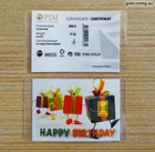 Gold Bar 0.10 Gram PIM Nadir - Happy Birthday Gold Bar Birthday Gift
