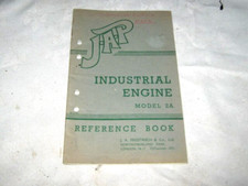 Vintage English JAP (J A Prestwich) Model 2A Industrial Engine Reference Booklet