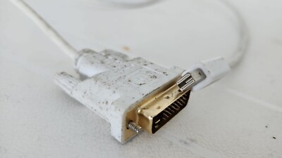 1m Mini DisplayPort auf DVI-D Adapterkabel mDP Stecker - DVI Stecker weiß