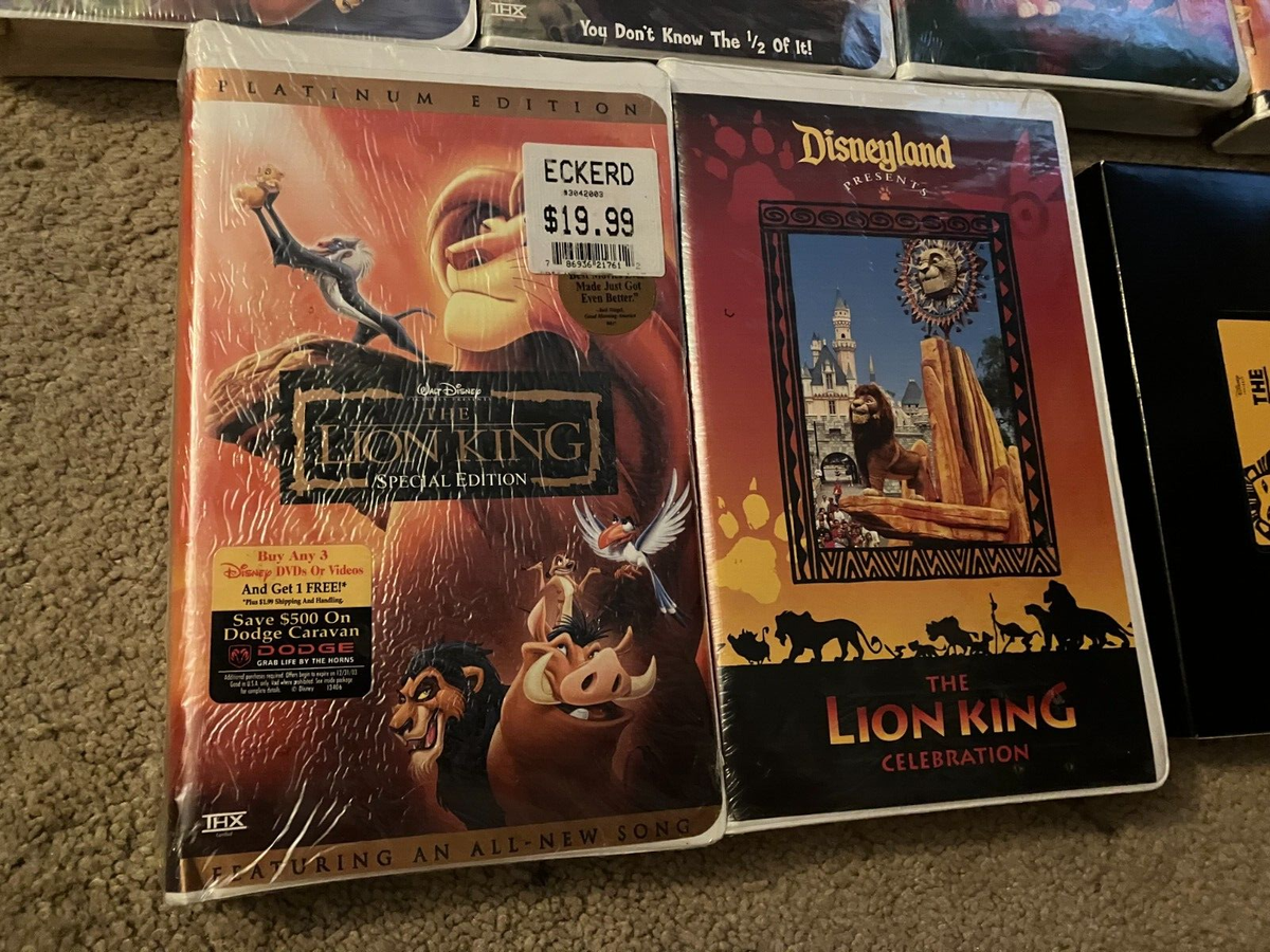 VHS Lion King - all 6 movies new plus sales video | eBay