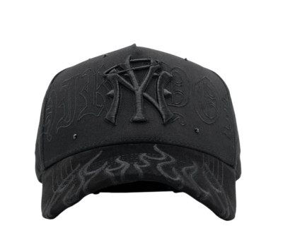 31 HATS MENS BLACK NEW YORK FLAMES SNAPBACK HAT ONLY!  31NYFLAMES BLK