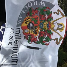 Flaga Polski Flaga Warszawa Millennium 2000 Wroclaw