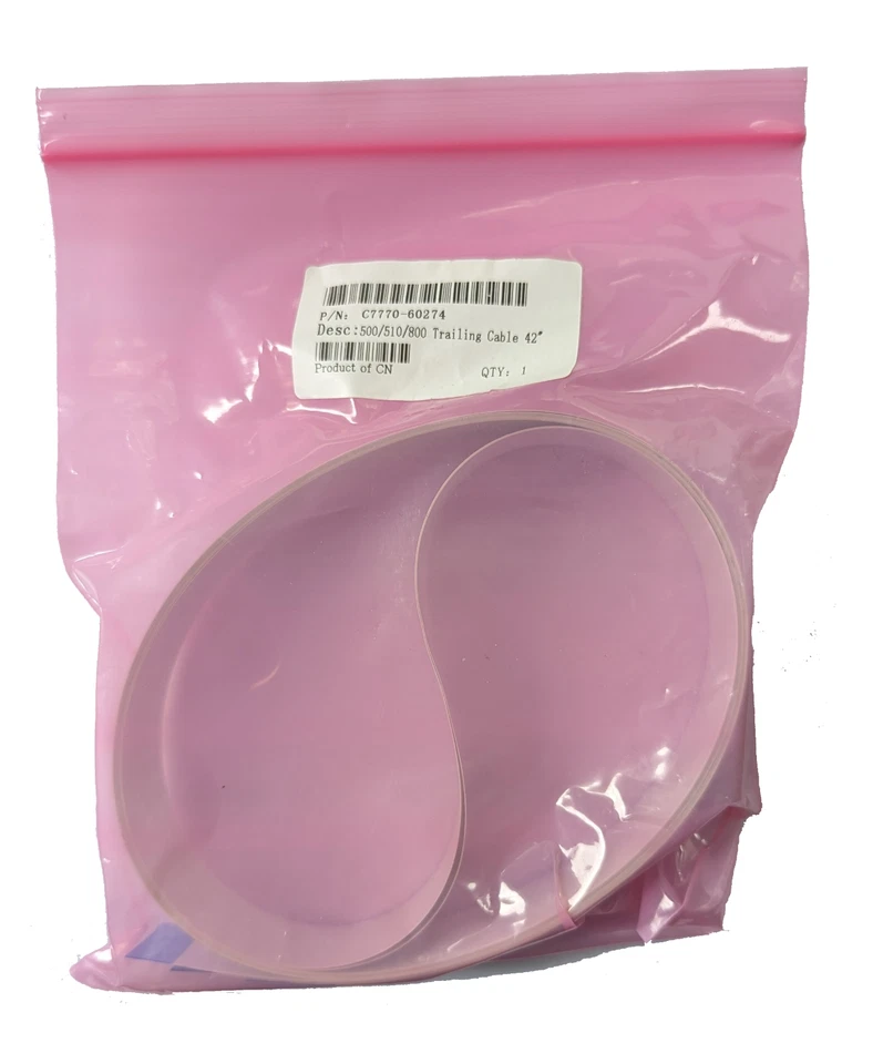 42" HP DesignJet 500 510 800 500PS 800PS Trailing Cable C7770-60274 C7770-60147 - Image 2 of 2