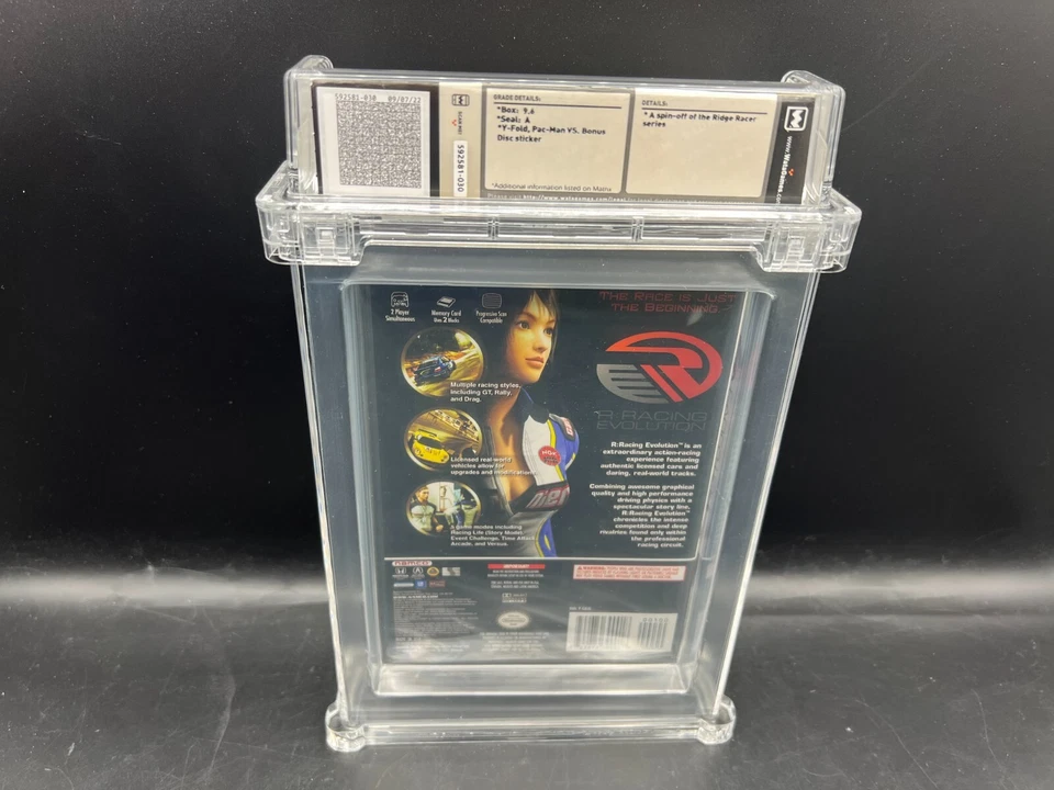 R: Racing Evolution Nintendo GameCube WATA 9.6 A FACTORY SEALED MINT RARE VGA - Image 2 of 4
