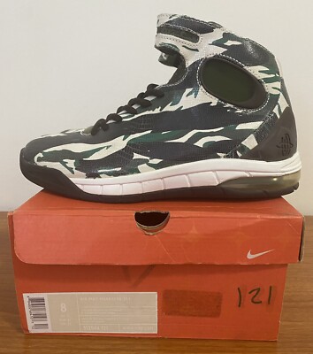 Nike Air Zoom Huarache 2K4 Army Olive Camo 2006 #312544-121 Men s Size 8
