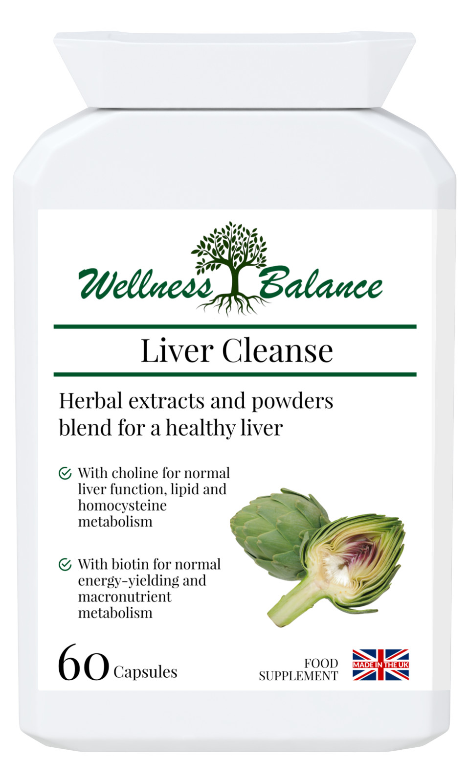 Liver Cleanse & Flush Organs Support & Detox Capsules