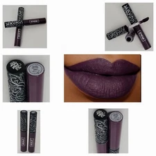 2 pk KAT VON D Everlasting Liquid Lipstick 0.1 oz SINNER Mini Plum Purple Matte