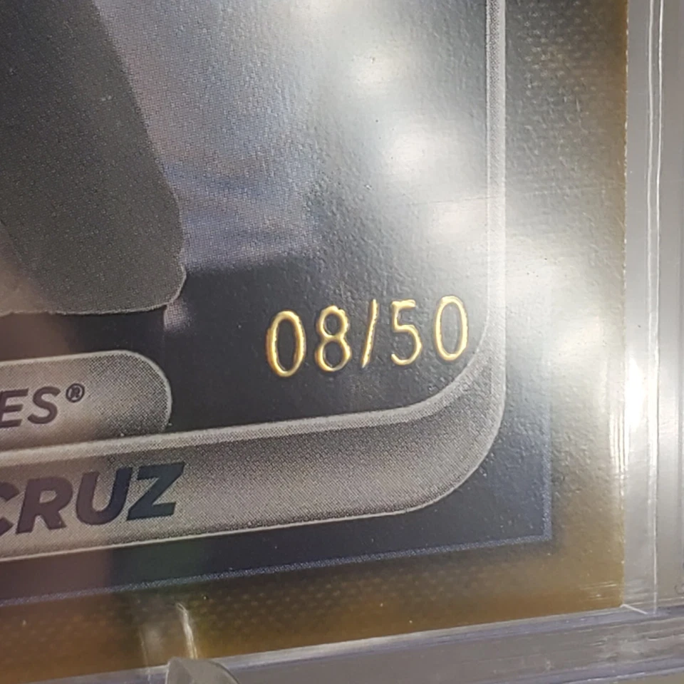 2024 Bowman  John Cruz 1st Bowman GOLD PARALLEL /50  New York Yankees #BP-77 - Image 2 of 4