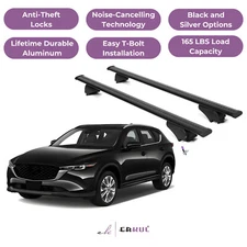 ERKUL Roof Rack Cross Bars for Mazda CX-5 CX5 2017-2025 - Black