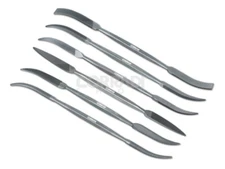 CORRADI CORINOX® Die Makers' Rifflers, cut 2, set of 6 