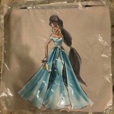 Disney Designer Princess Aladdin Jasmine  Tote Bag  Med 14.5” x 15.5” NEW
