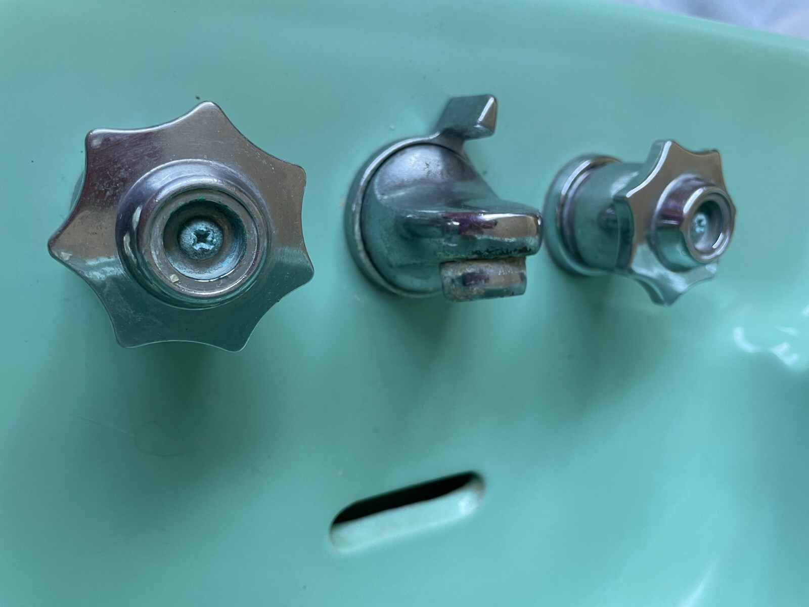 Vintage 1950's Green "Standard" Wall Mount Bathroom Sink eBay