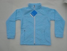 NWT COLUMBIA BENTON SPRINGS L 14/16 JACKET FLEECE BLUE WHITE POLKA DOT MSRP 45