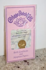 Cabbage Patch Kids- Modern Girl Birth Certificate ~ Sabrina Sage 4/2