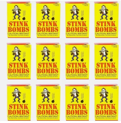 36 STINK BOMBS -Way Better Than FART SPRAY! Gross Stinky Disgusting Smell-Prank