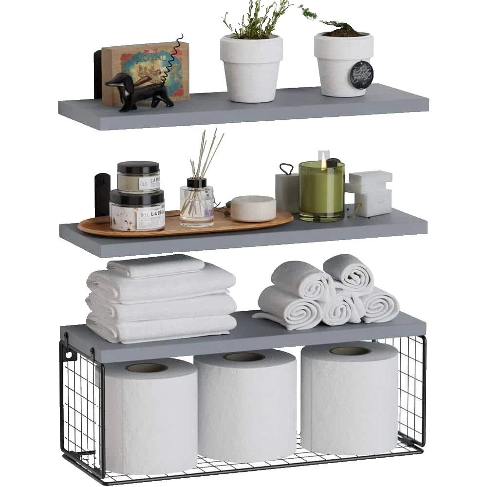 Estanterías de madera maciza