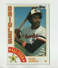 1984 Topps Baseball Card # 397 Eddie Murray AS - Orioles