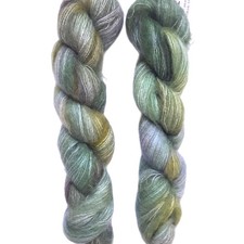 2 x 25grms MALABRIGO KIDSILK MOHAIR HAND DYED KNITTING & CROCHET YARN