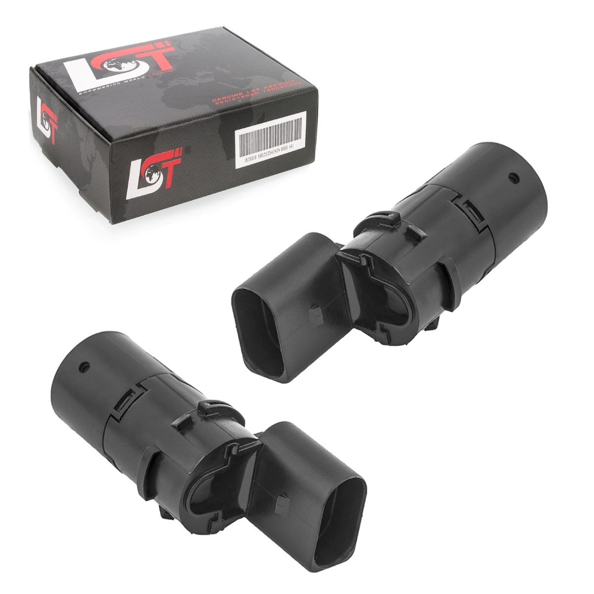 2x Pdc Sensor Parking Sensor Ultrasound Rear for Audi A6 C6